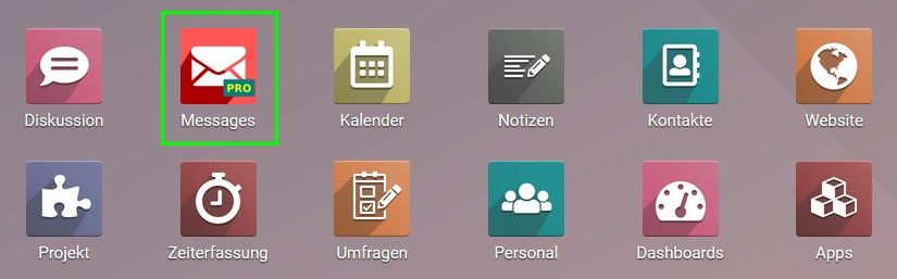 Odoo • Text und Bild