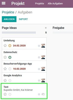 Odoo • Text und Bild